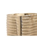 Vase Home ESPRIT Golden Aluminium Abstract Modern 17 x 15 x 33 cm