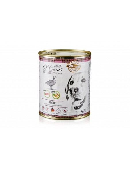 Comida húmeda O'canis                                 Pato Pera Zanahoria 800 g