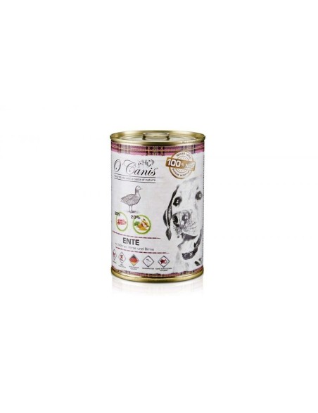 Comida húmeda O'canis                                 Pato Pera Zanahoria 400 g