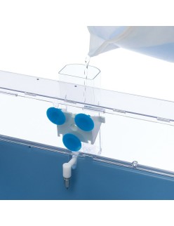 Ciotola per animali domestici Ferplast Sippy 4676 Acciaio inossidabile 600 ml Trasparente Roditori
