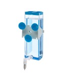 Ciotola per animali domestici Ferplast Sippy 4676 Acciaio inossidabile 600 ml Trasparente Roditori