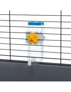 Comedouro para animais de estimação Ferplast Sippy 4676 Aço inoxidável 600 ml Transparente Roedores