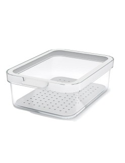 Récipient de Conservation des Aliments Rotho Rondo Cauma Blanc Transparent 1,2 L