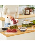 Food Preservation Container Rotho Rondo Cauma White Transparent 1,2 L
