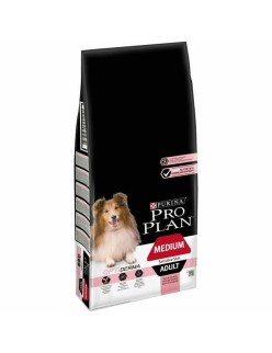 Futter Purina Medium Adult Sensitive Skin Erwachsener Lachsfarben Fisch 14 Kg