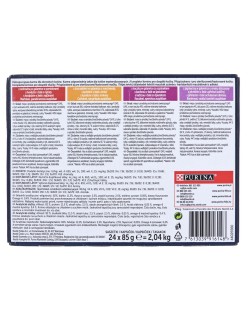 Katzenfutter Purina Huhn Rindfleisch Lamm Ente 24 x 85 g