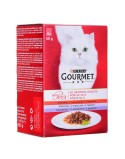 Katzenfutter Purina Gourmet Rindfleisch Lamm 6 x 50 g