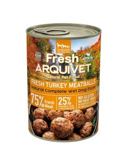 Comida húmeda Arquivet Fresh Turkey Meatballs Pavo 400 g