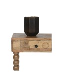 Vase Home ESPRIT Dunkelgrau Kristall Moderne 18 x 18 x 22 cm