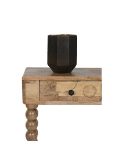 Vase Home ESPRIT Dunkelgrau Kristall Moderne 18 x 18 x 22 cm