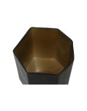 Jarrón Home ESPRIT Gris oscuro Cristal Moderno 18 x 18 x 22 cm