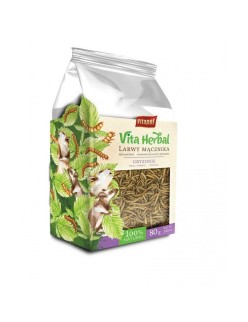 Pienso Vitapol Vita Herbal Mealworm larvae Roedores 80 g