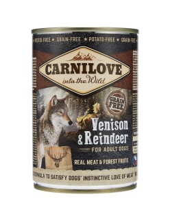 Wet food Carnilove Wild Wet Venison & Reindeer Deer Reindeer 400 g