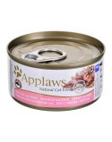 Comida para gato Applaws Tuna fillet with prawn in broth Pescado Gambas 70 g