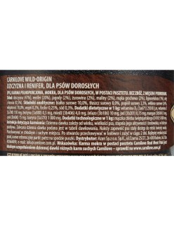 Wet food Carnilove Wild Wet Venison & Reindeer Deer Reindeer 400 g