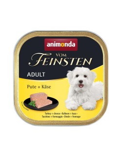 Wet food Animonda Vom Feinsten Turkey with cheese Turkey 150 g