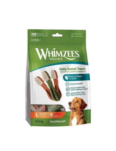 Snack per Cani Whimzees Adult Toothbrush L Verdure 360 g