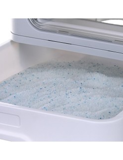 Caixa de Areia para Gatos Diamentiq Yoko Branco Cinzento Plástico