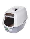 Arenero para Gatos Diamentiq 4004508810DIA Blanco Gris Plástico