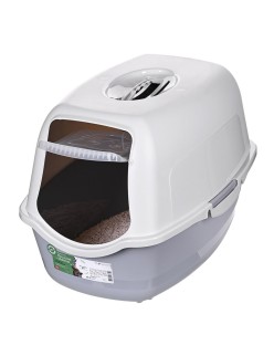 Arenero para Gatos Diamentiq 4004508810DIA Blanco Gris Plástico