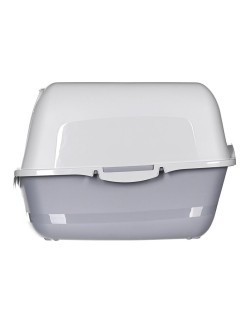 Arenero para Gatos Diamentiq 4004508810DIA Blanco Gris Plástico