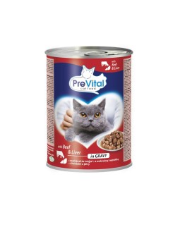 Comida para gato Prevital Carne de vacuno 415 g