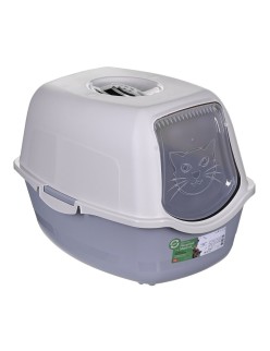 Arenero para Gatos Diamentiq 4004508810DIA Blanco Gris Plástico