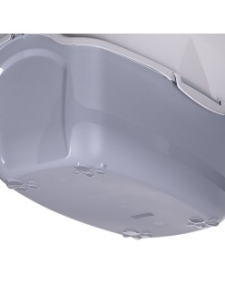 Arenero para Gatos Diamentiq 4004508810DIA Blanco Gris Plástico