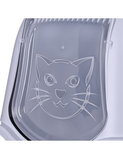Arenero para Gatos Diamentiq 4004508810DIA Blanco Gris Plástico