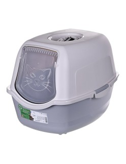Arenero para Gatos Diamentiq 4004508810DIA Blanco Gris Plástico