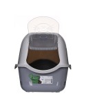 Arenero para Gatos Diamentiq 4004508810DIA Blanco Gris Plástico
