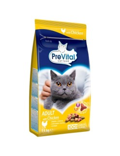 Comida para gato Prevital Pollo 1,4 Kg
