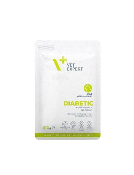 Comida para gato VETEXPERT Diabetic Cat Pollo 100 g