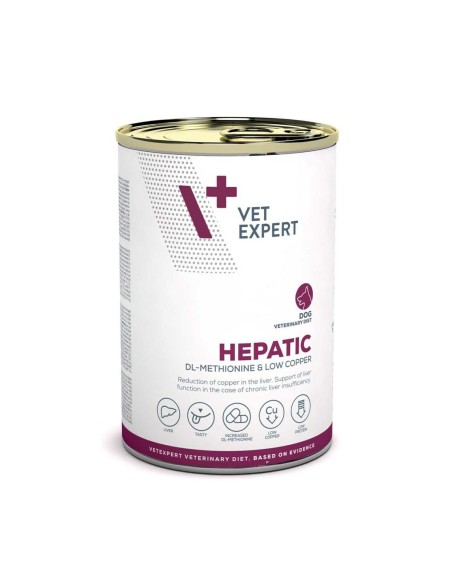 Comida húmeda VETEXPERT Hepatic Dog Carne 400 g