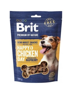 Snack para Perros Brit Premium Dog Snack Chicken with Raspberry Pollo 180 g