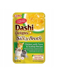 Snack para Gatos Inaba 	Dashi Delights Pollo 40 g