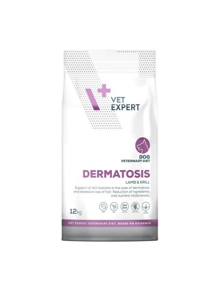 Pienso VETEXPERT Dermatosis Dog Lamb & Krill Cordero 12 kg