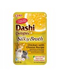 Snack para Gatos Inaba Dashi Delights Silky Broth Chicken with Cheese Pollo 40 g