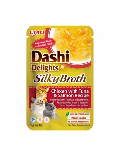 Snack para Gatos Inaba Dashi Delights Silky Broth Pollo 40 g