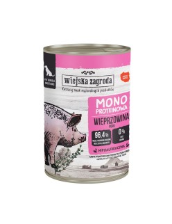 Comida húmeda WIEJSKA ZAGRODA Monoprotein Pork Cerdo 400 g