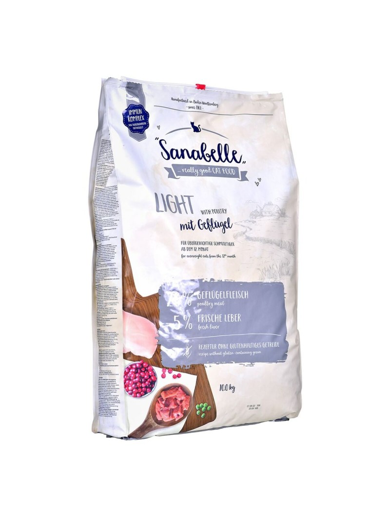 Comida para gato BOSCH Sanabelle Light Poultry Aves 10 kg