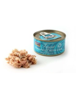 Katzenfutter FISH4DOGS FISH4CATS Tuna fillet with crab Fisch 70 g