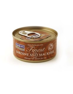 Comida para gato FISH4DOGS Sardine and mackerel Pescado 70 g