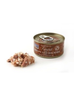 Katzenfutter FISH4DOGS Sardine and mackerel Fisch 70 g
