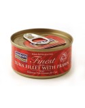Katzenfutter FISH4DOGS FISH4CATS Tuna fillet with prawn Fisch 70 g