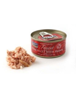 Katzenfutter FISH4DOGS FISH4CATS Tuna fillet with prawn Fisch 70 g