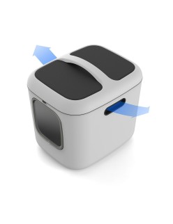 Arenero para Gatos Rotho Biala XL Blanco Plástico