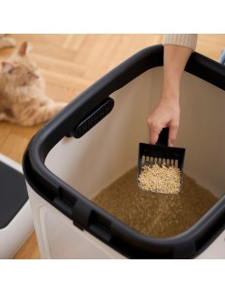Katzentoilette Rotho Biala XL Weiß Kunststoff