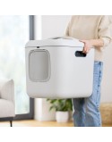 Katzentoilette Rotho Biala XL Weiß Kunststoff
