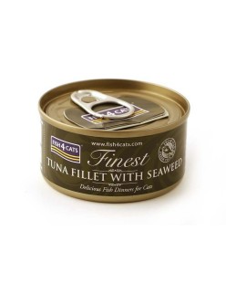 Comida para gato FISH4DOGS FISH4CATS Tuna fillet with seaweed Pescado 70 g